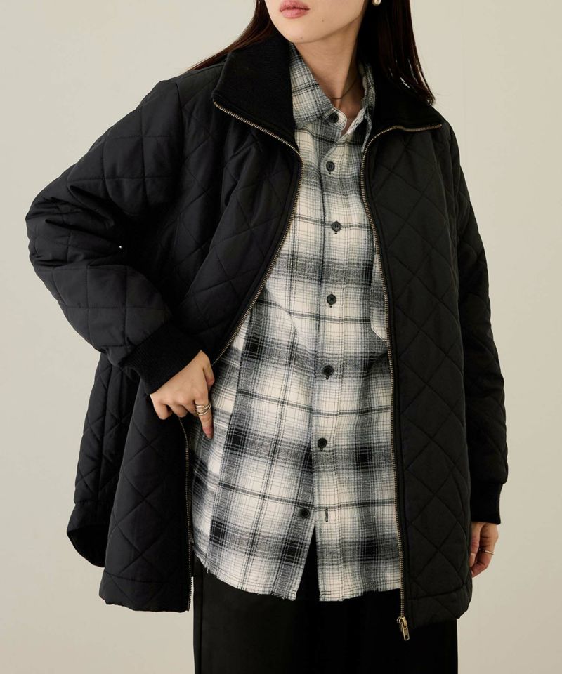 [値下げ]nAvy  グラムスキルトスタンドブルゾン レディース商品画像-3