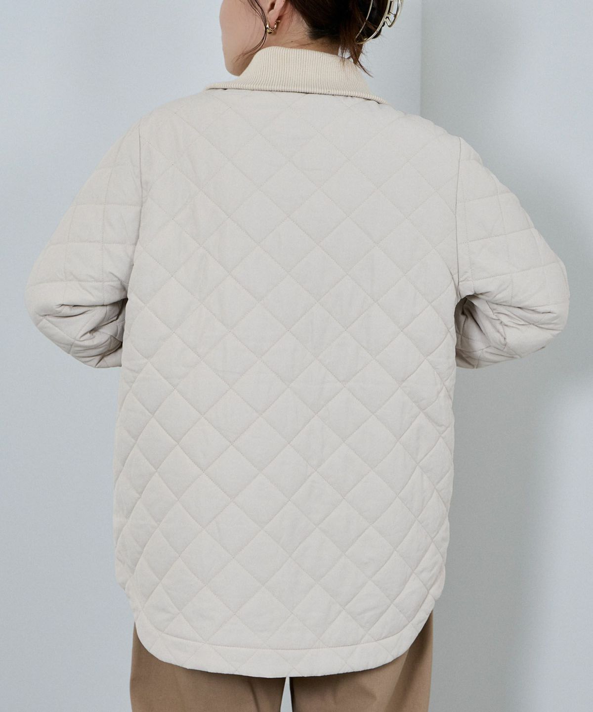 nAvy グラムスキルトスタンドブルゾン レディース