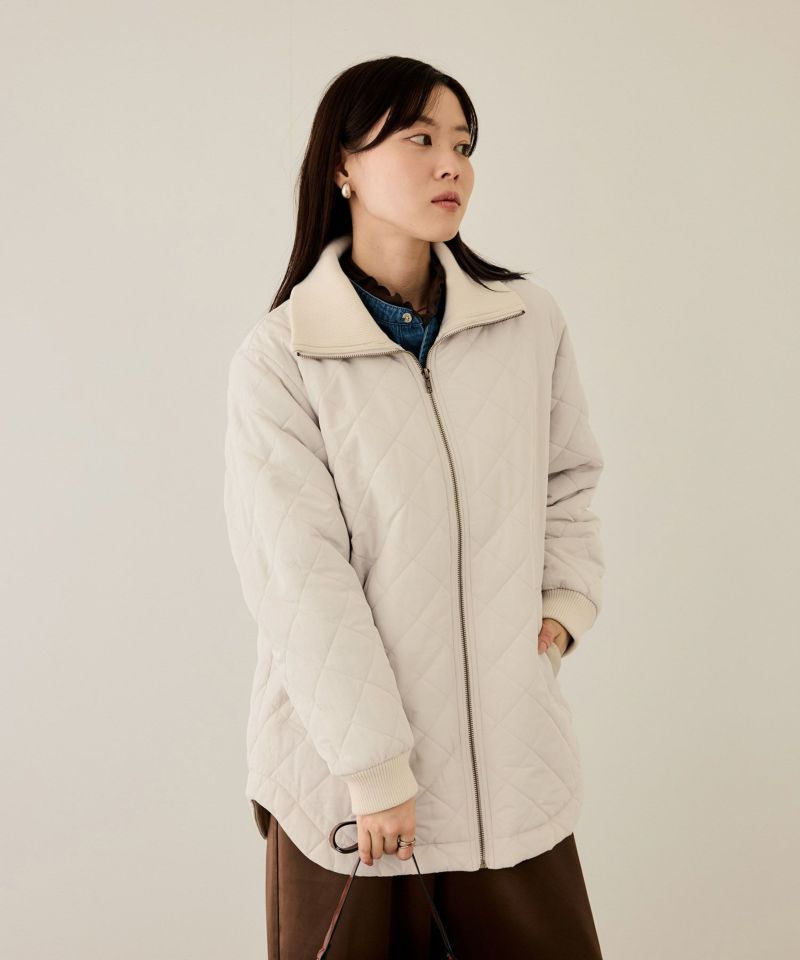 [最終さらに50%OFF]nAvy  グラムスキルトスタンドブルゾン レディース商品画像-8