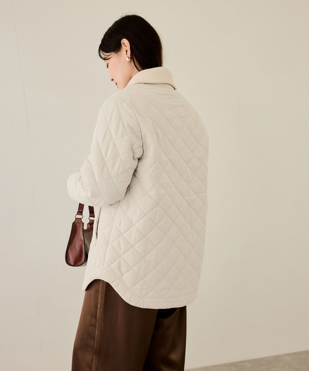 nAvy グラムスキルトスタンドブルゾン レディース