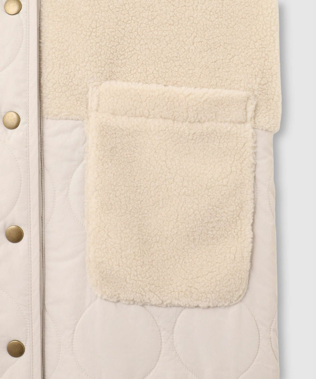 nAvy グラムスキルトボア切替コート レディース