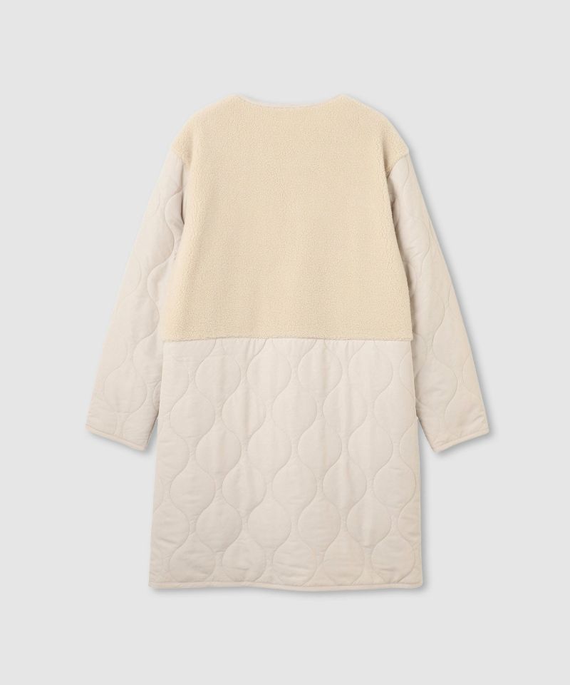 nAvy  グラムスキルトボア切替コート レディース商品画像-22