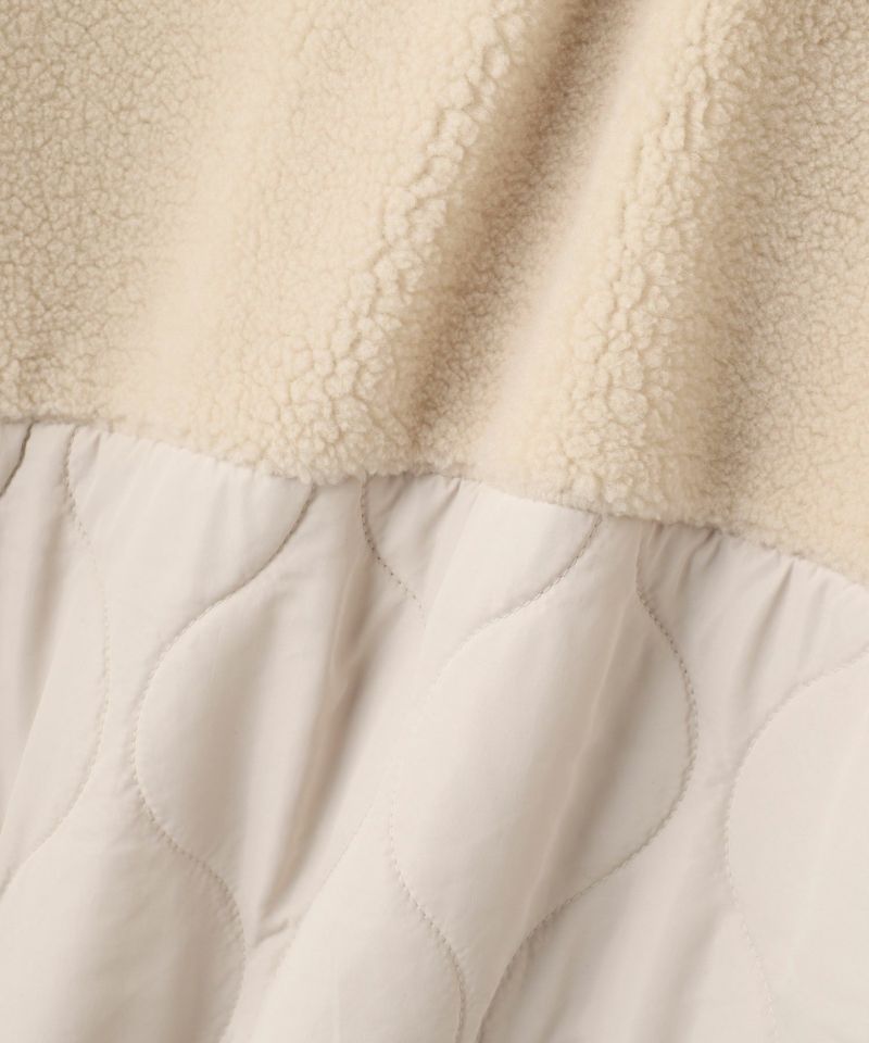 nAvy  グラムスキルトボア切替コート レディース商品画像-23