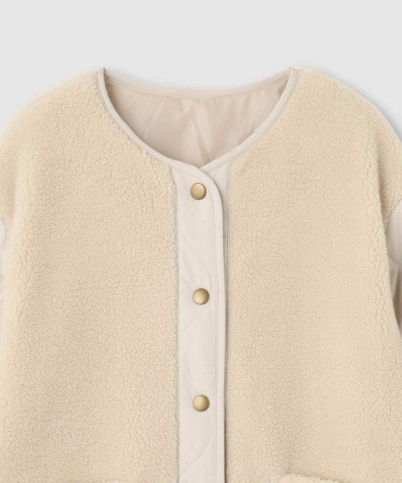 nAvy  グラムスキルトボア切替コート レディース商品画像-23