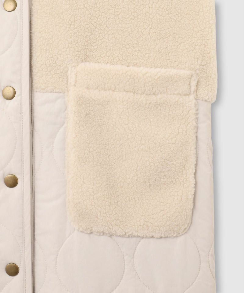 nAvy  グラムスキルトボア切替コート レディース商品画像-25