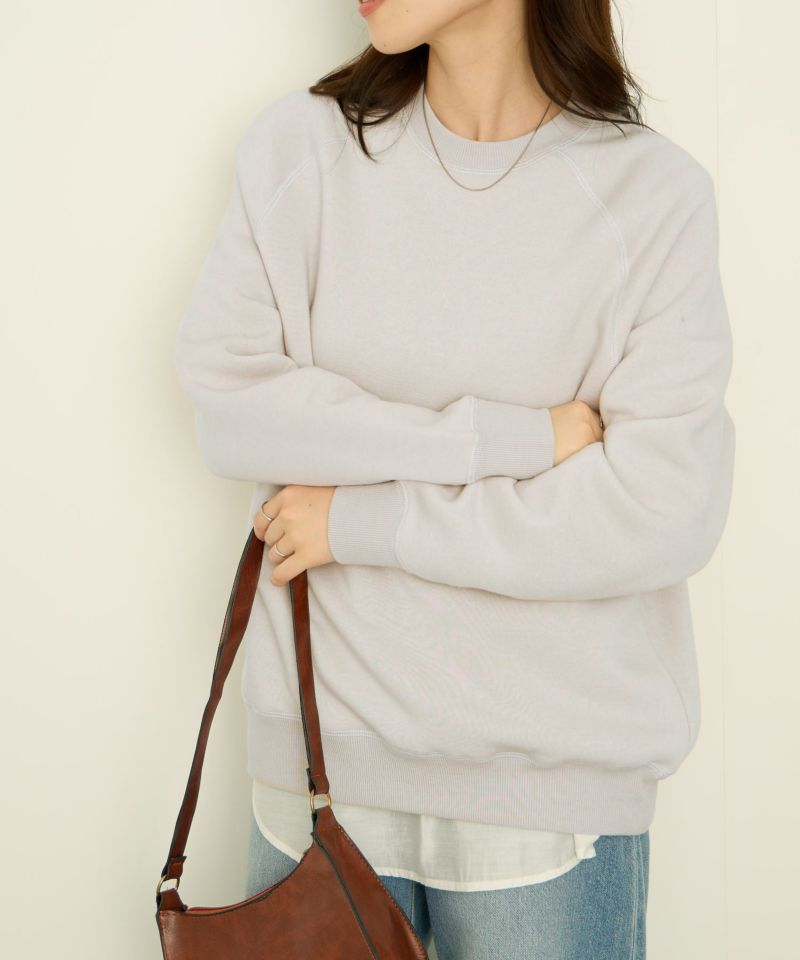 nAvy 裏シャギーラグラントレーナー レディース商品画像-2