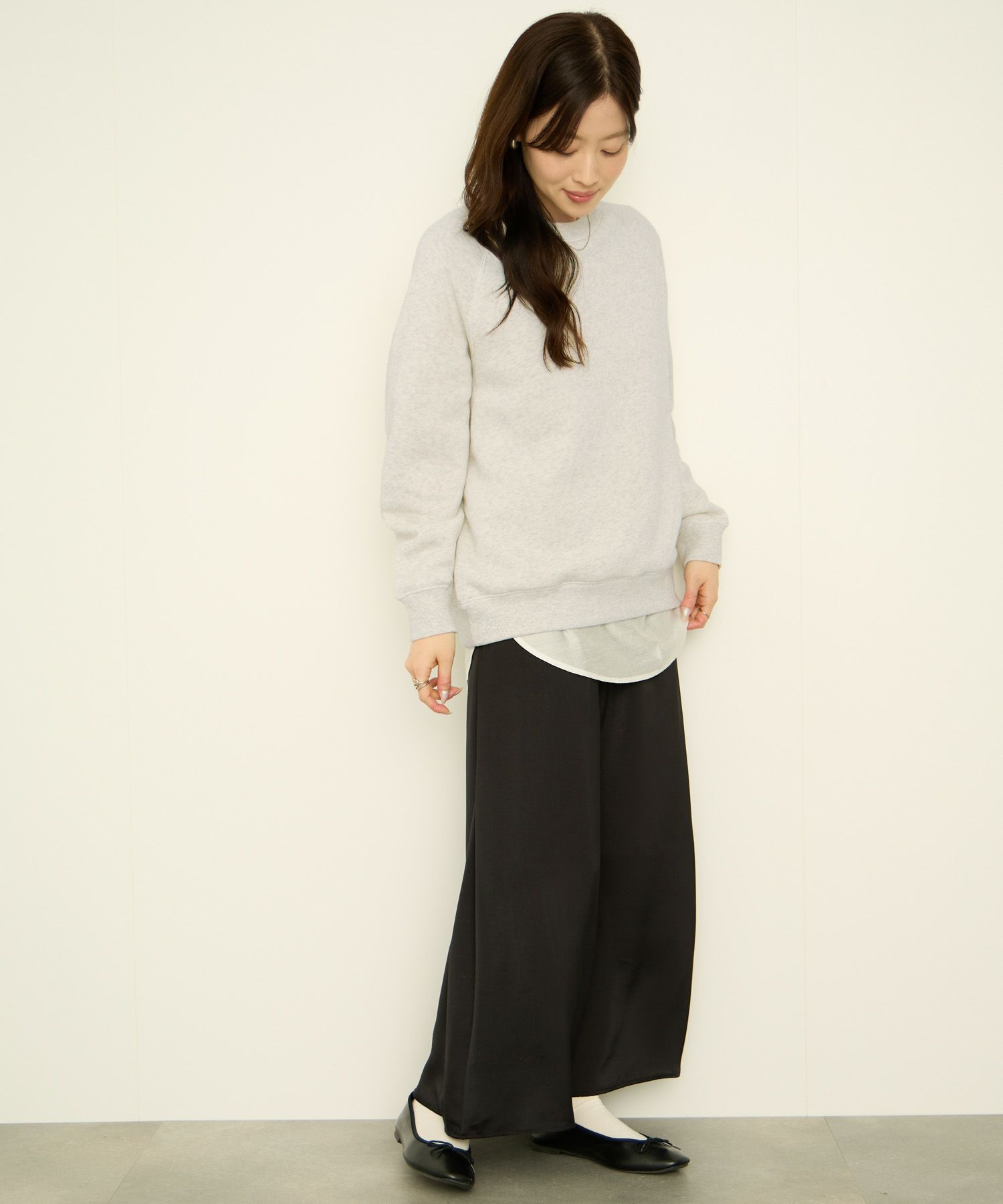 nAvy 裏シャギーラグラントレーナー レディース商品画像-7