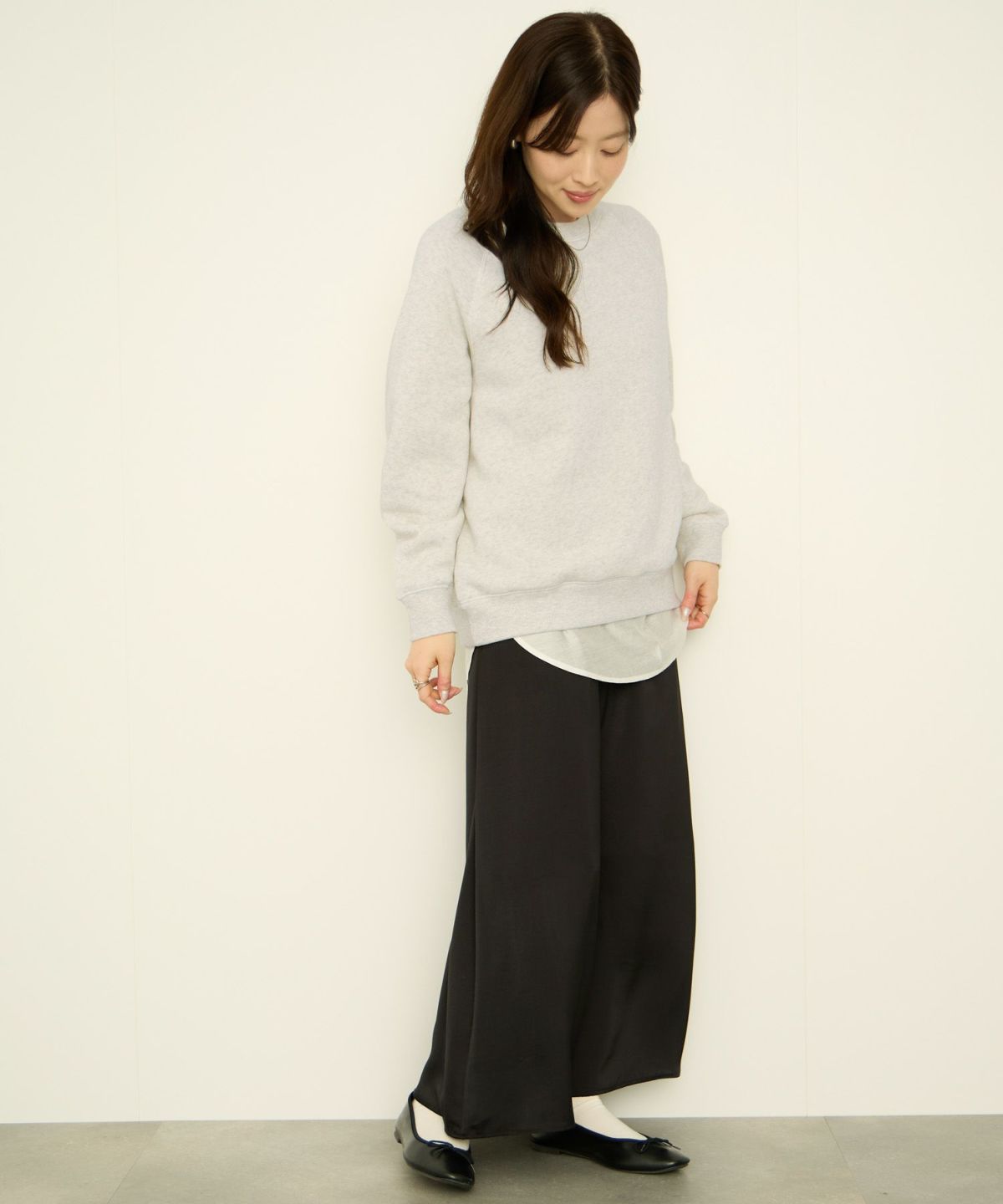 nAvy 裏シャギーラグラントレーナー レディース