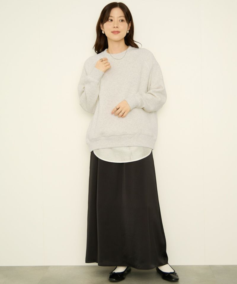 nAvy 裏シャギーラグラントレーナー レディース商品画像-8