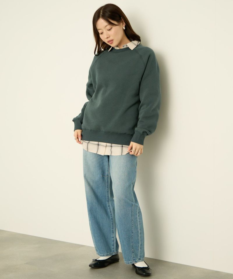 nAvy 裏シャギーラグラントレーナー レディース商品画像-18