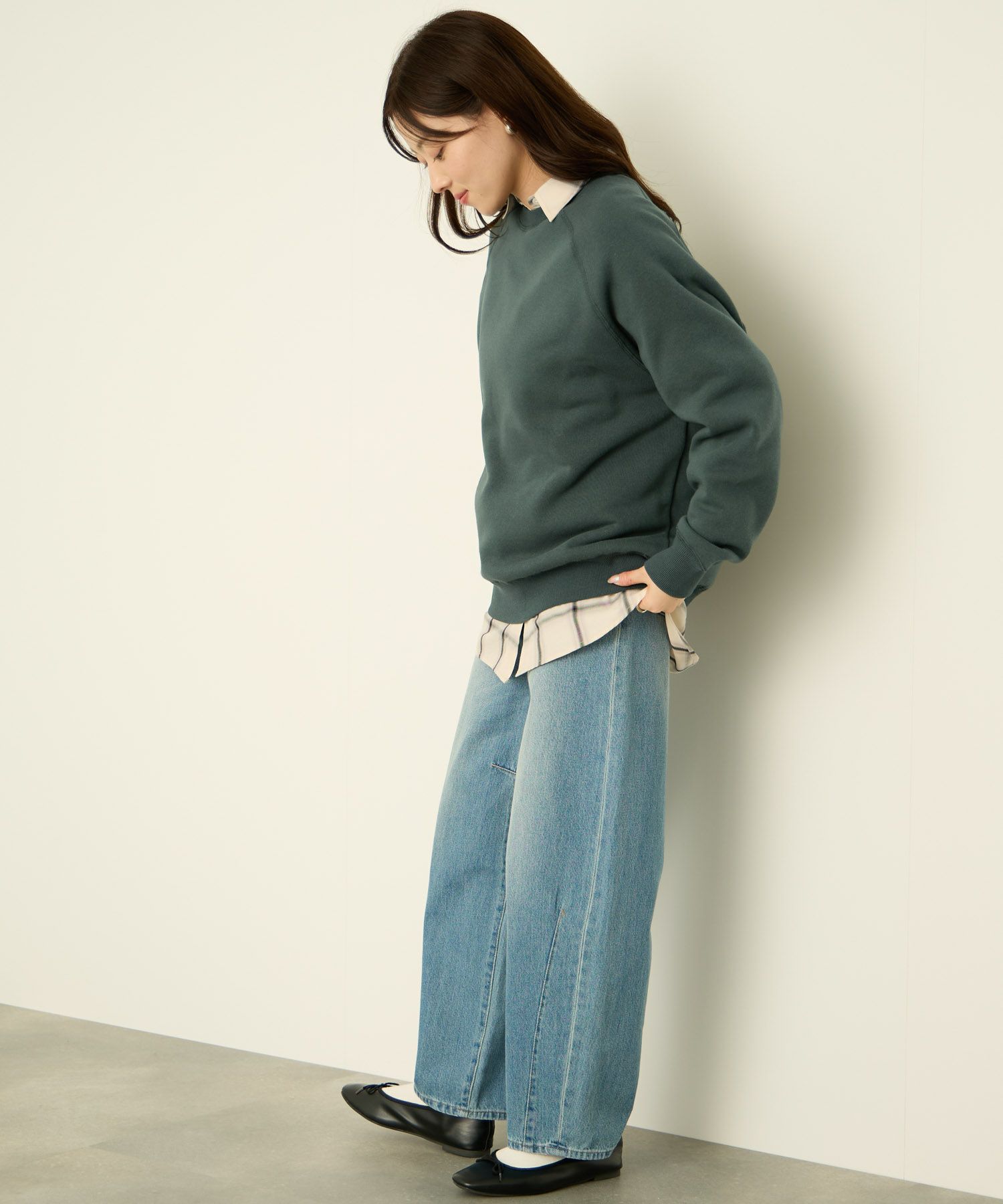 nAvy 裏シャギーラグラントレーナー レディース商品画像-19