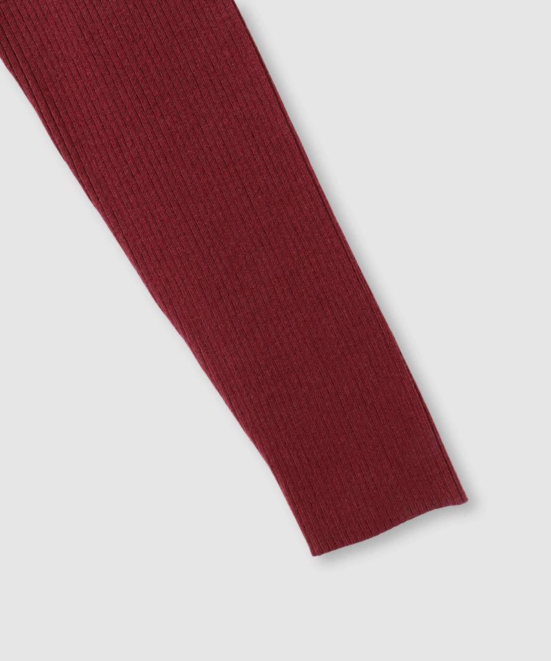 リブハイネックプルオーバー レディース商品画像-20