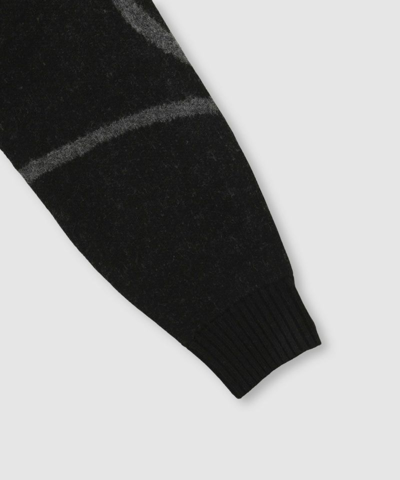 nAvy もちり もちもち 総柄クルーネックニット レディース商品画像-17