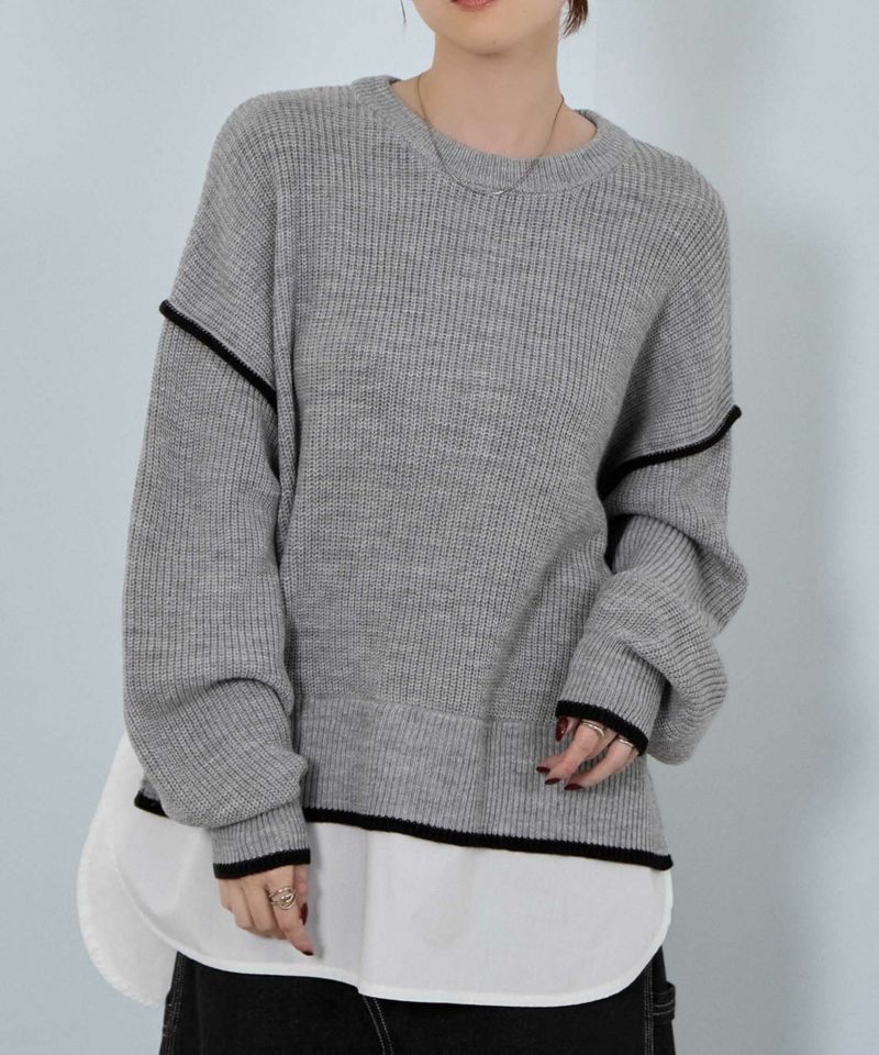 nAvy  時短 クルーニット レディース商品画像-2