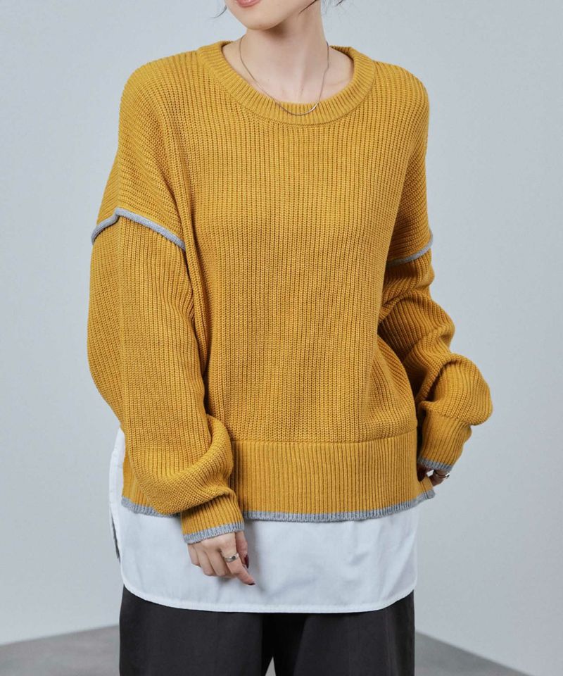 nAvy  時短 クルーニット レディース商品画像-4