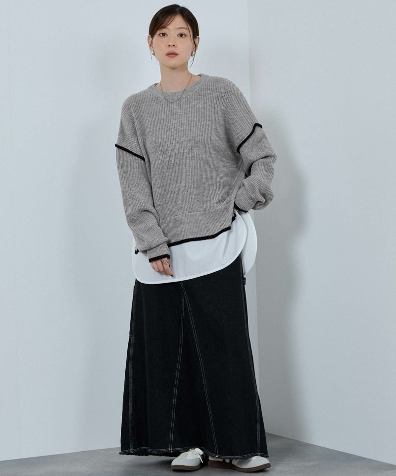 nAvy  時短 クルーニット レディース商品画像-11