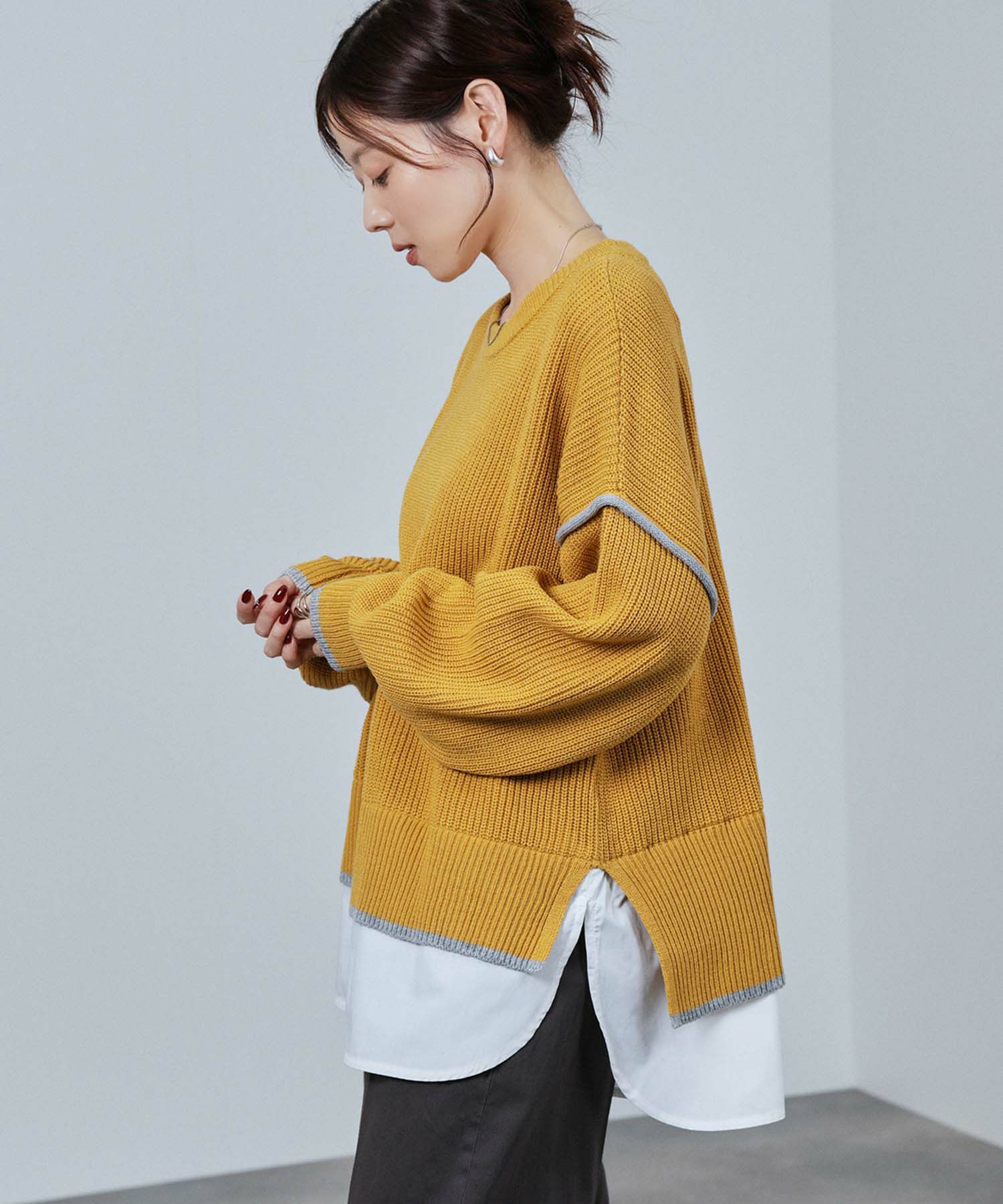 [さらに50%OFF]nAvy  時短 クルーニット レディース商品画像-17