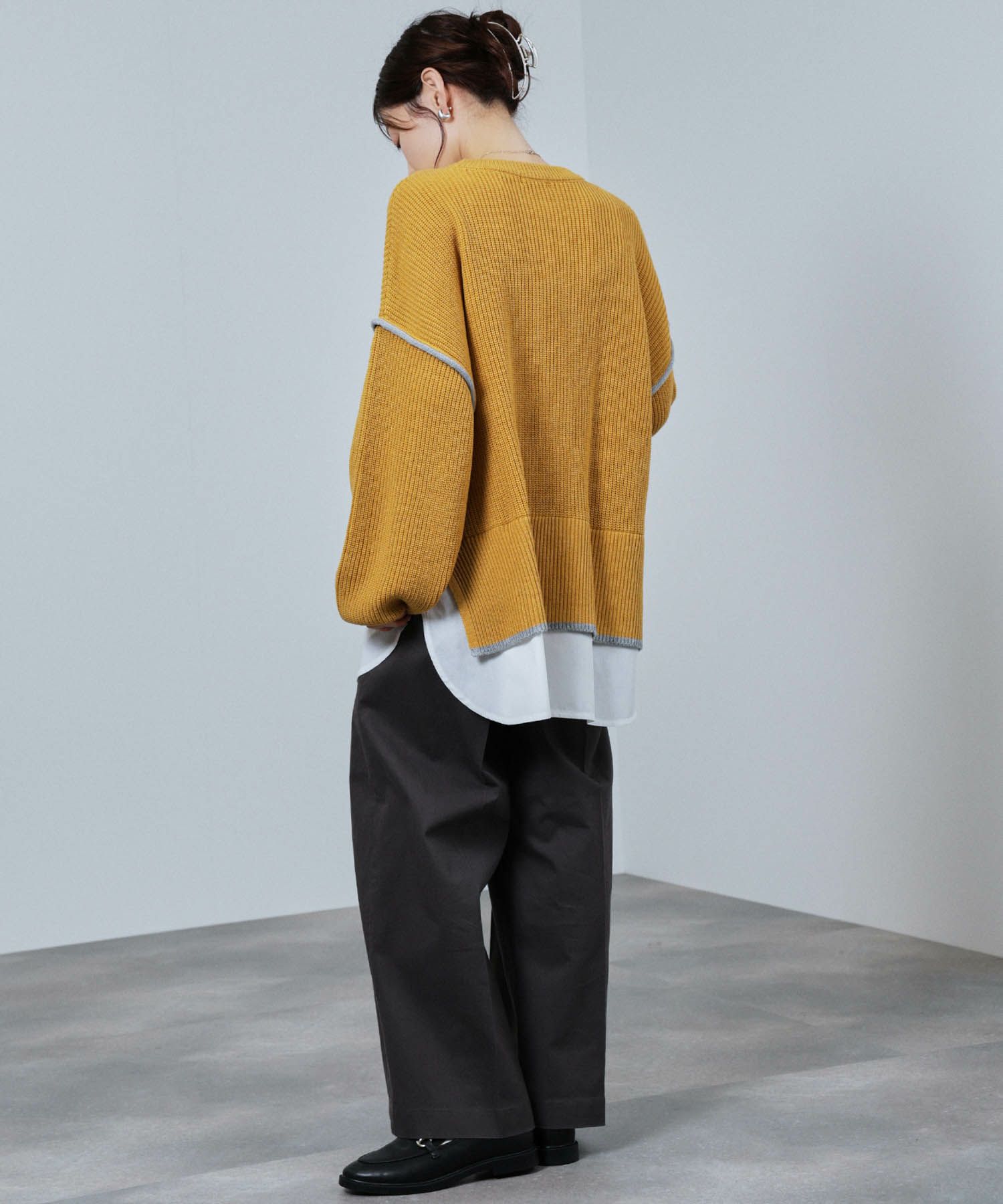 [さらに50%OFF]nAvy  時短 クルーニット レディース商品画像-21