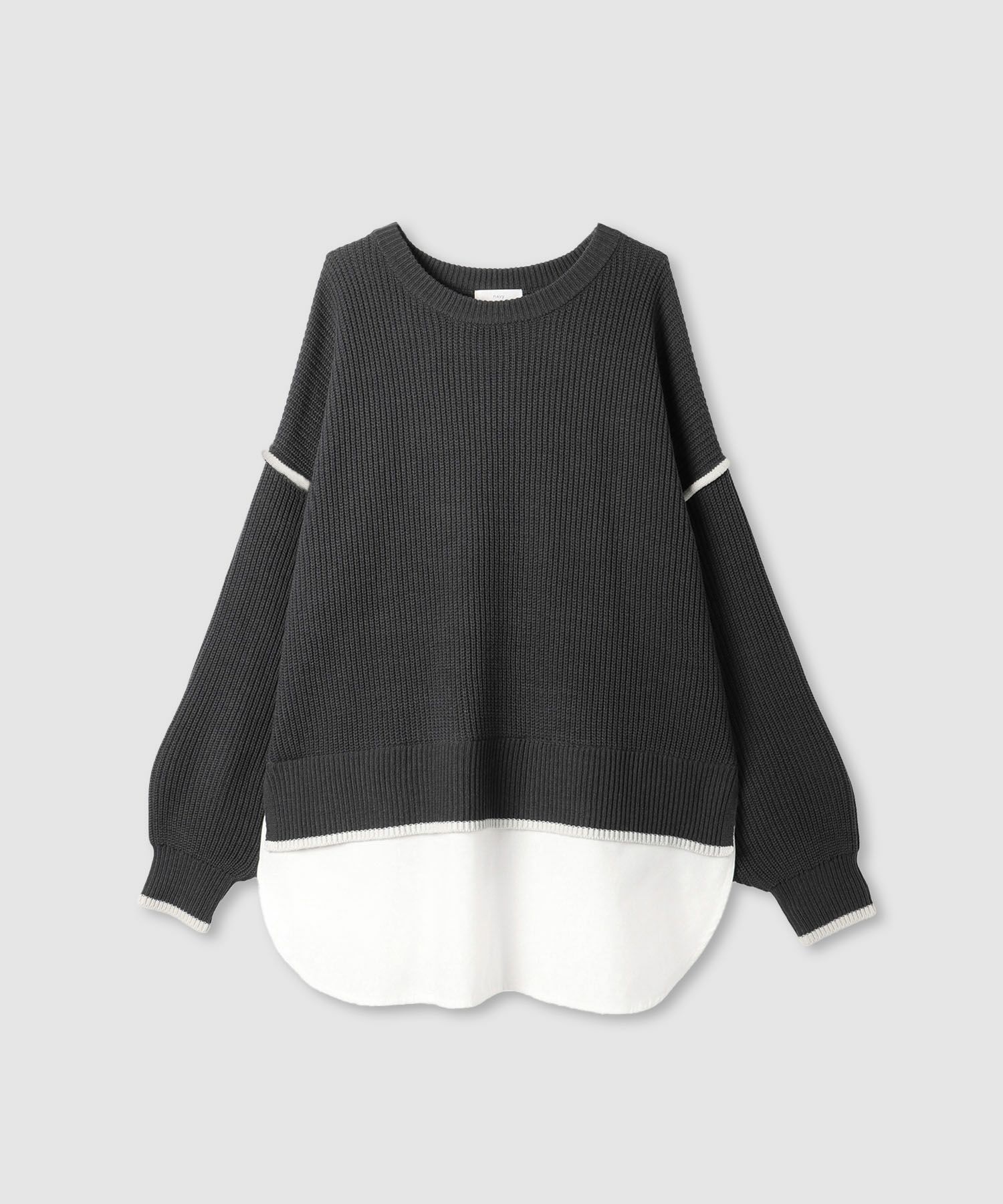 nAvy 時短 クルーニット レディース