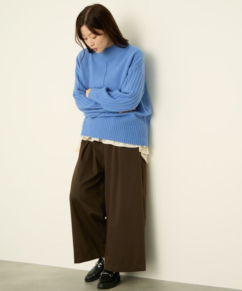 nAvy もちり もちもち ハイネックニット レディース商品画像-16