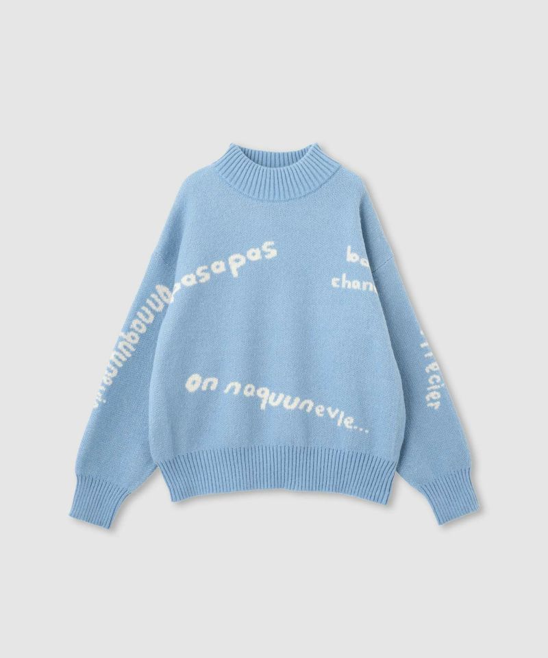 nAvy もちり もちもち 総柄ハイネックニット レディース商品画像-13