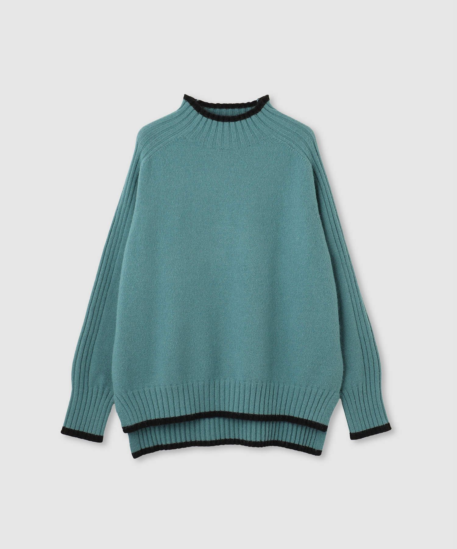 [さらに50%OFF]nAvy もちり もちもち 配色ハイネックニット レディース商品画像-22