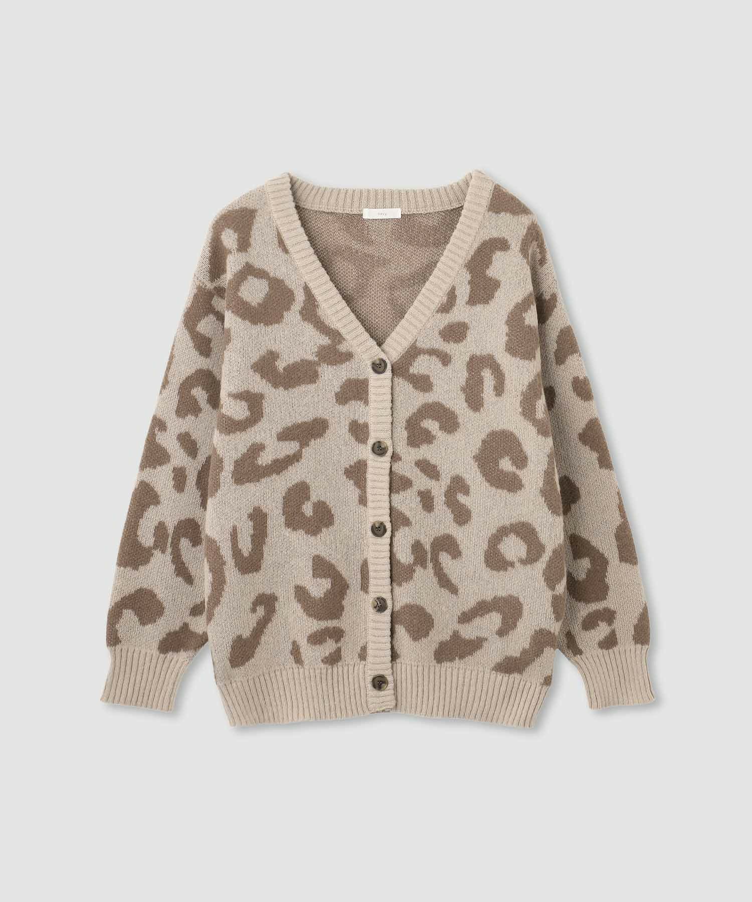 [さらに50%OFF]nAvy もちり もちもち 総柄ニットカーディガン レディース商品画像-21