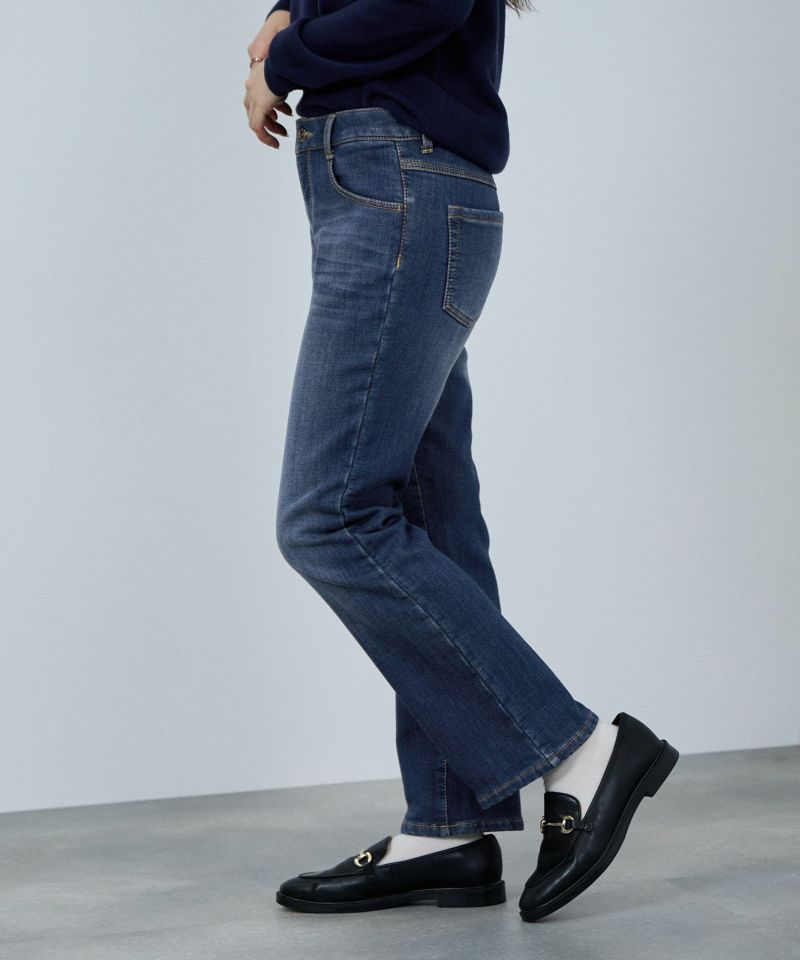 nAvy  マックヒート裏起毛スリムストレート レディース商品画像-5