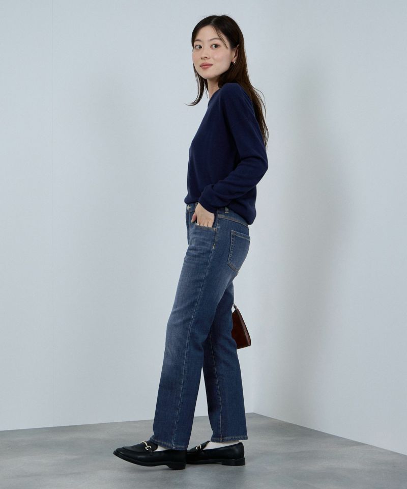 nAvy マックヒート裏起毛スリムストレート レディース商品画像-8