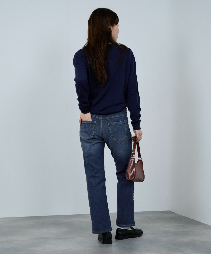 nAvy  マックヒート裏起毛スリムストレート レディース商品画像-9