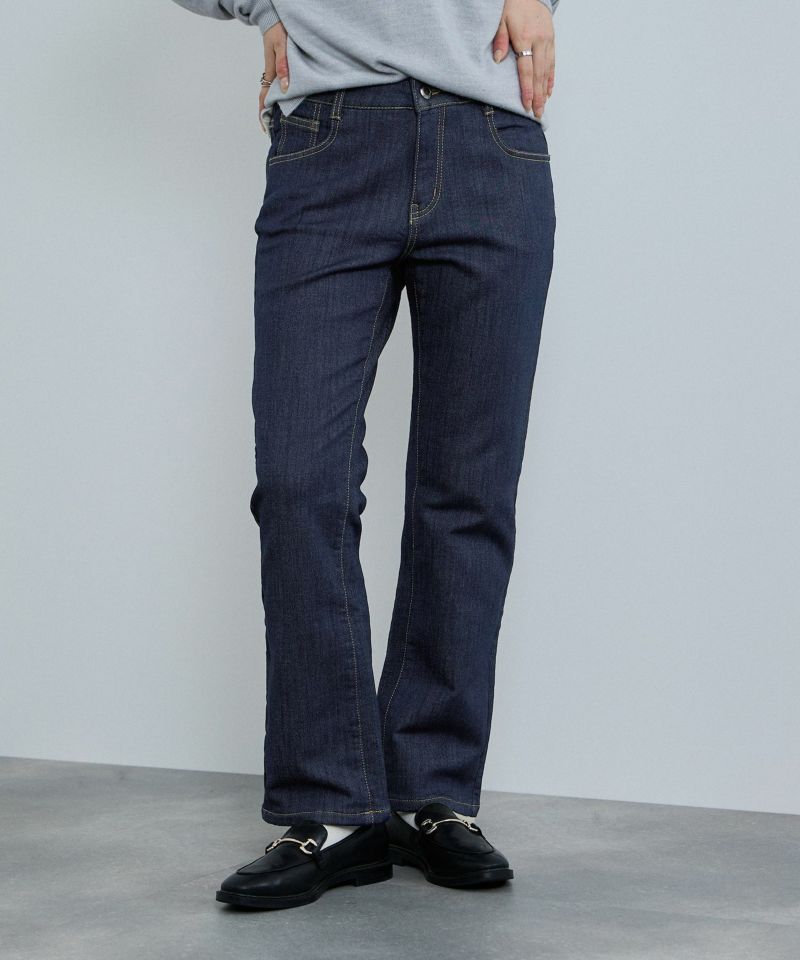 nAvy マックヒート裏起毛スリムストレート レディース商品画像-10