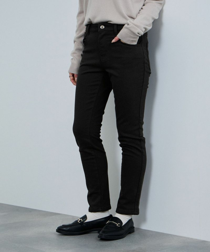 nAvy マックヒート裏起毛スリムストレート レディース商品画像-14