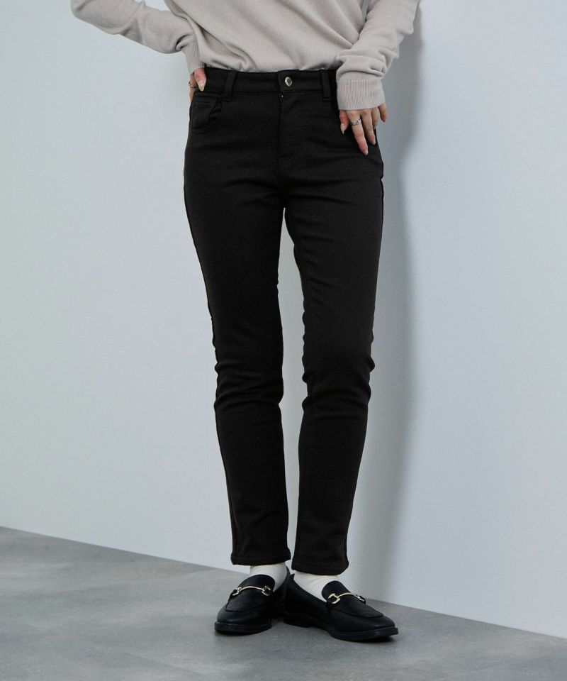 nAvy マックヒート裏起毛スリムストレート レディース商品画像-15