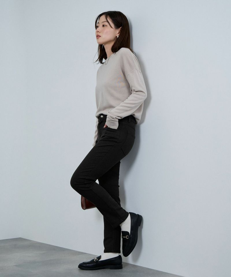 nAvy マックヒート裏起毛スリムストレート レディース商品画像-18