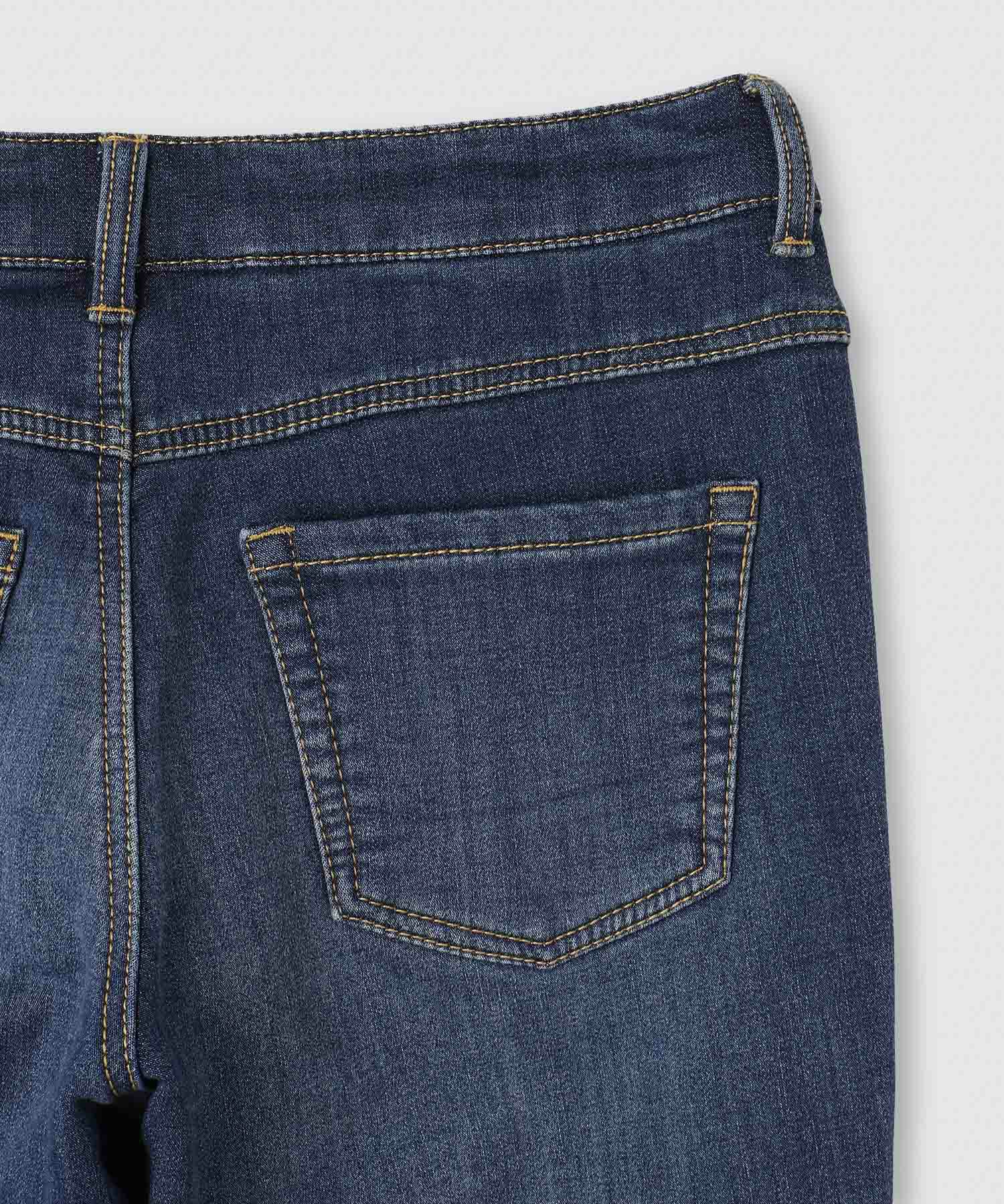 nAvy マックヒート裏起毛スリムストレート レディース