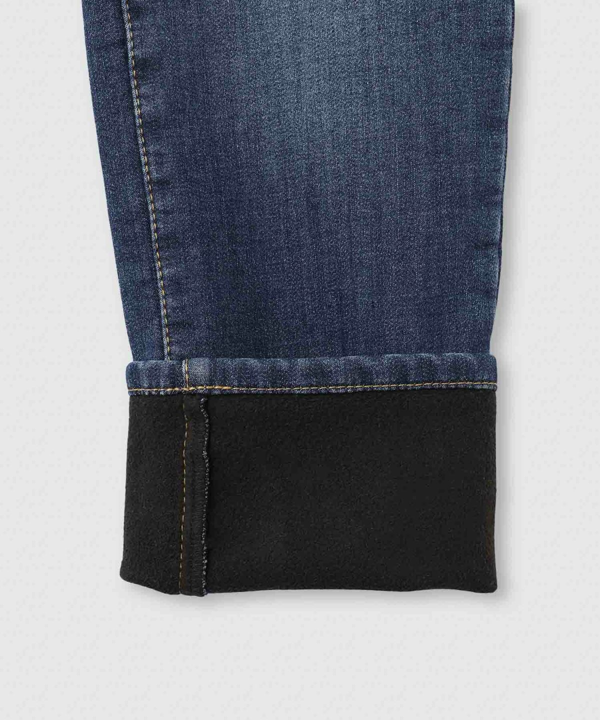 nAvy マックヒート裏起毛スリムストレート レディース