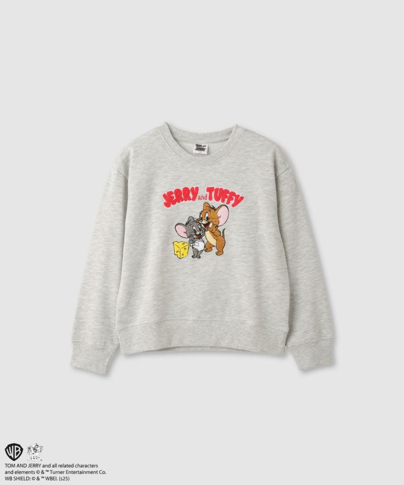 Tom and Jerry サガラ刺繍トレーナー キッズ商品画像-1