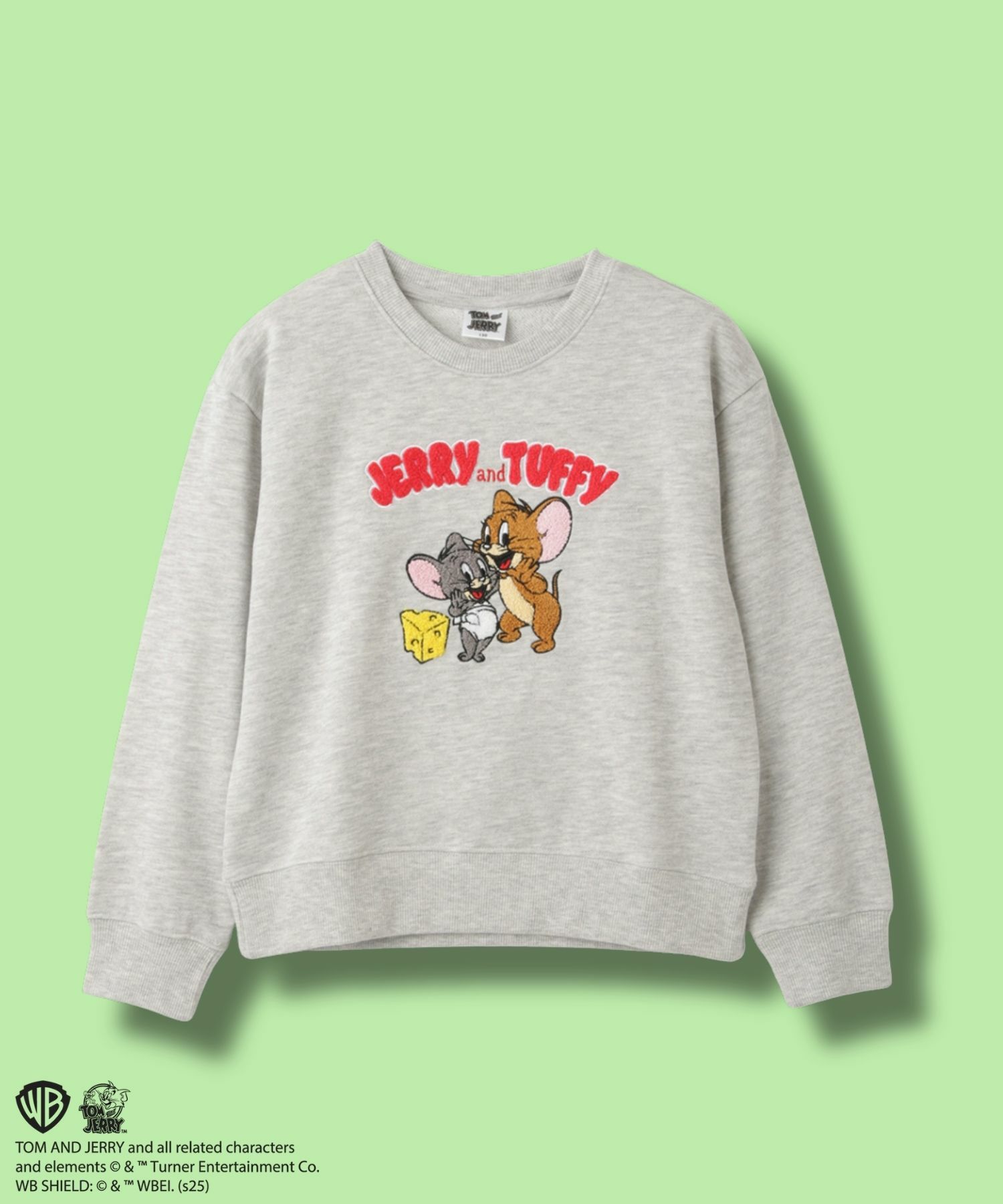 Tom and Jerry サガラ刺繍トレーナー キッズ商品サムネイル-1