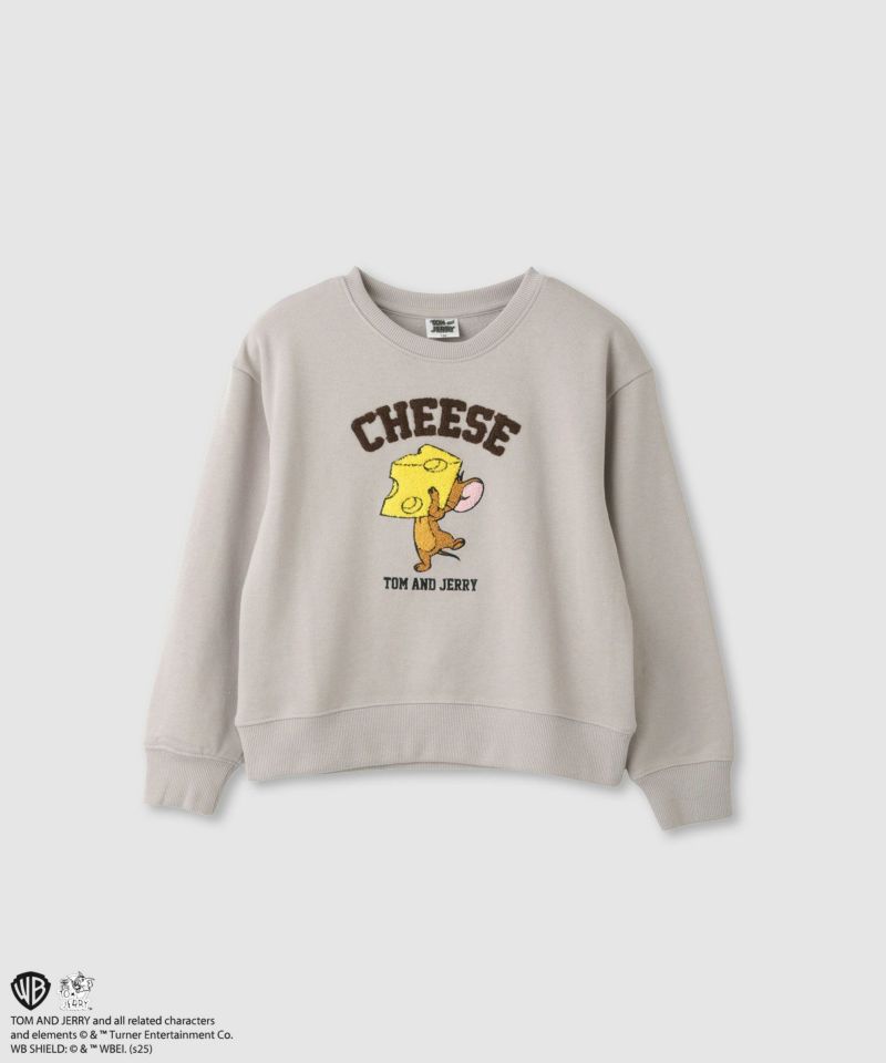 Tom and Jerry サガラ刺繍トレーナー キッズ商品画像-1