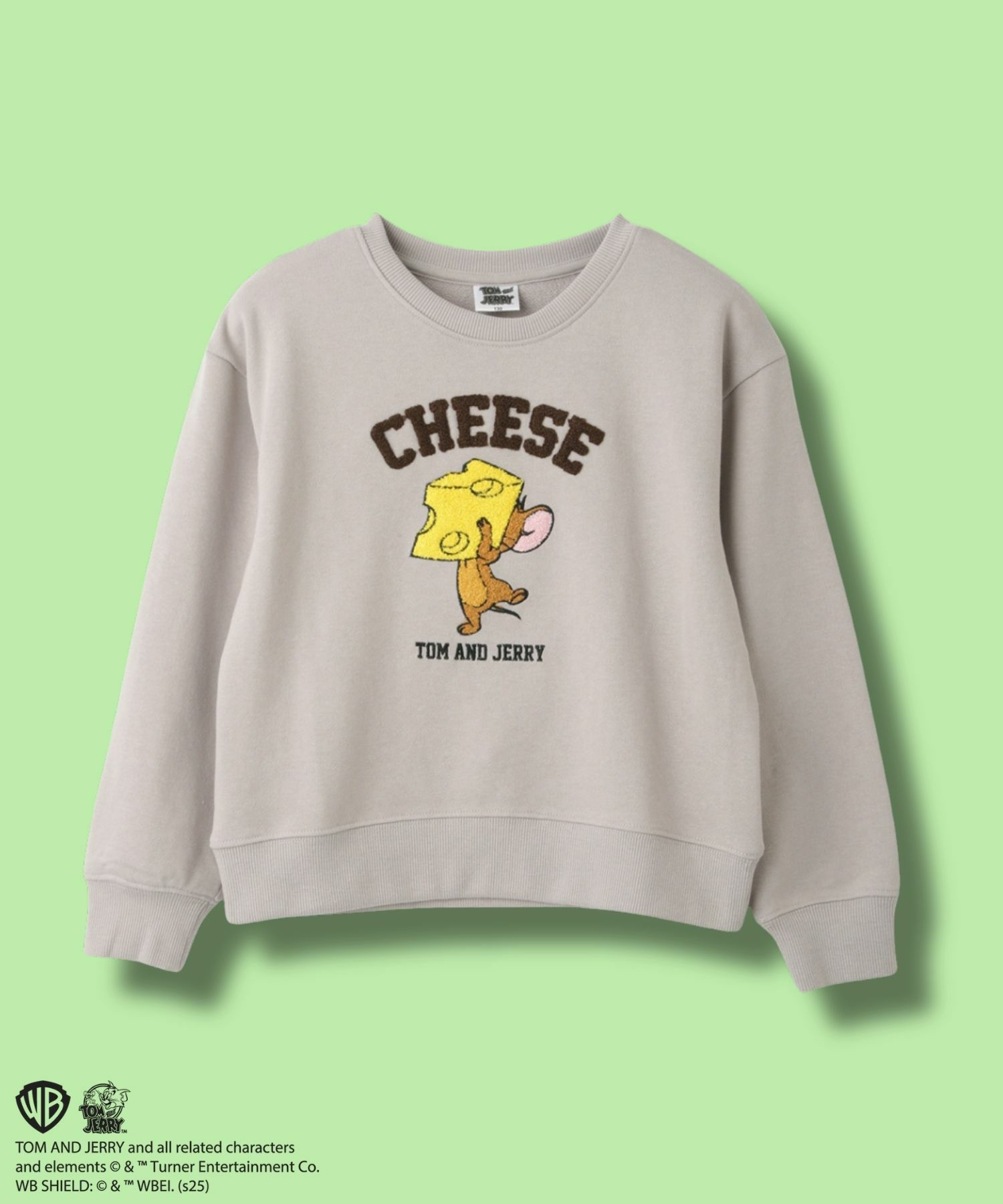 Tom and Jerry サガラ刺繍トレーナー キッズ商品画像-1