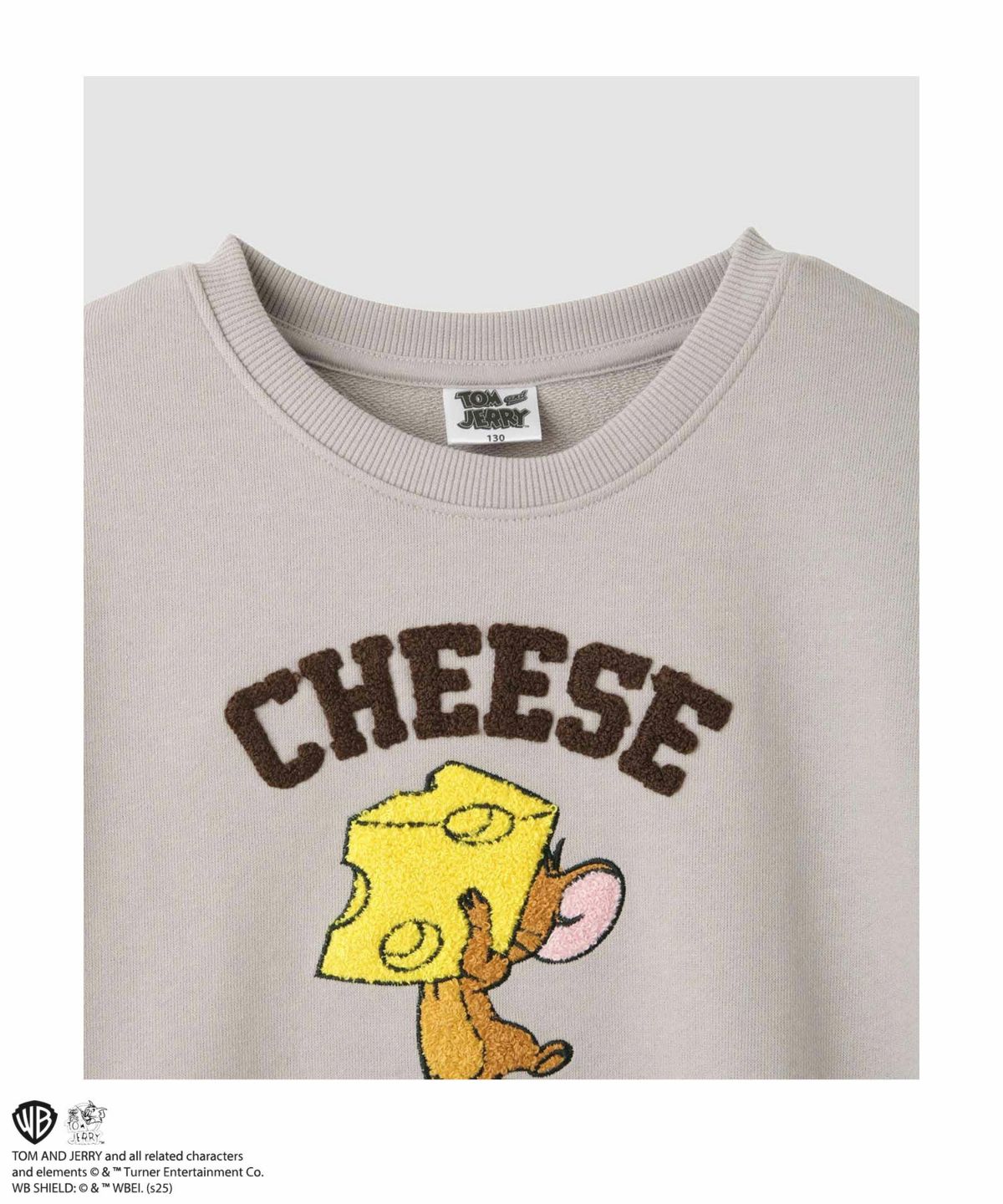 Tom and Jerry サガラ刺繍トレーナー キッズ