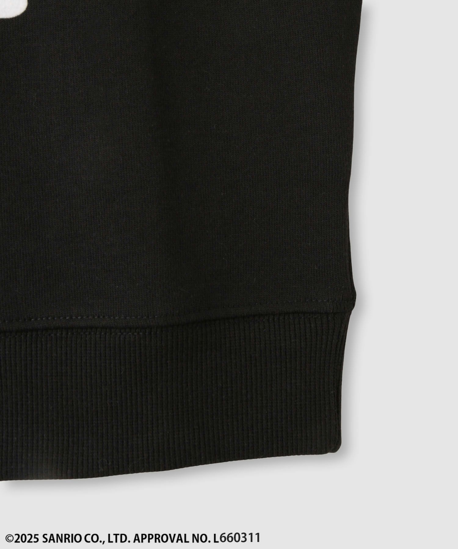 サンリオキャラクターズ クロミ フロッキープリントトレーナー キッズ商品画像-5