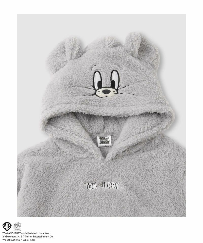 Tom and Jerry タフィー もこもこパーカー キッズ商品画像-3