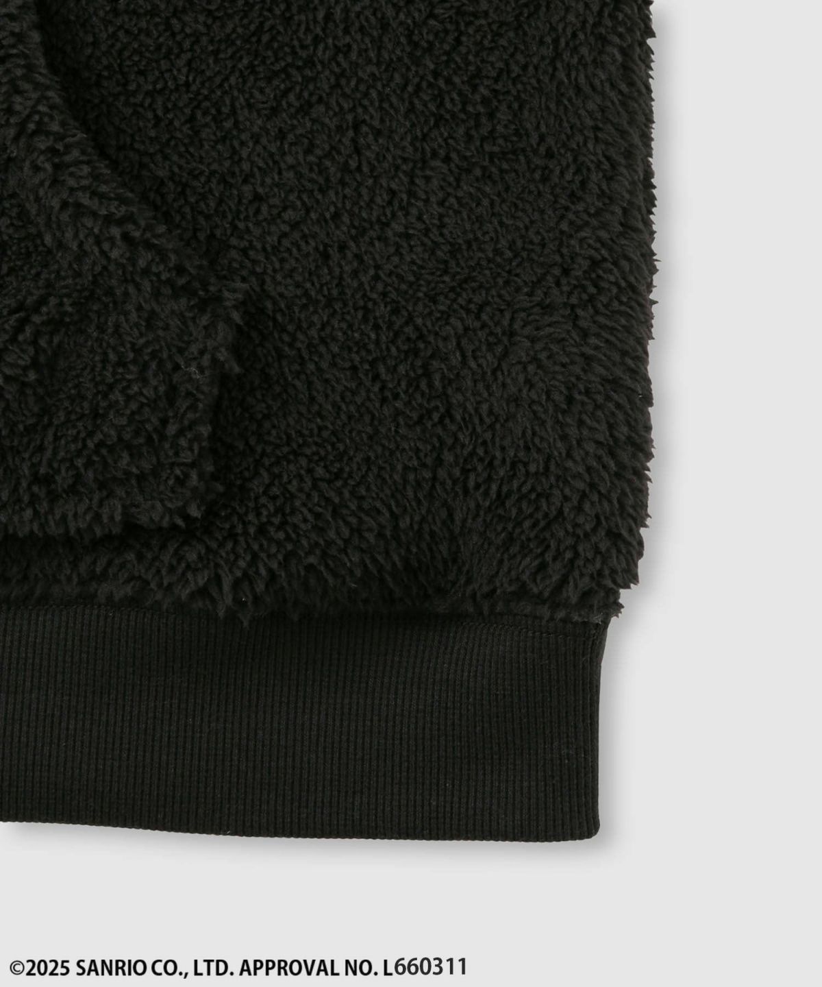 サンリオキャラクターズ クロミ もこもこプルオーバーパーカー キッズ