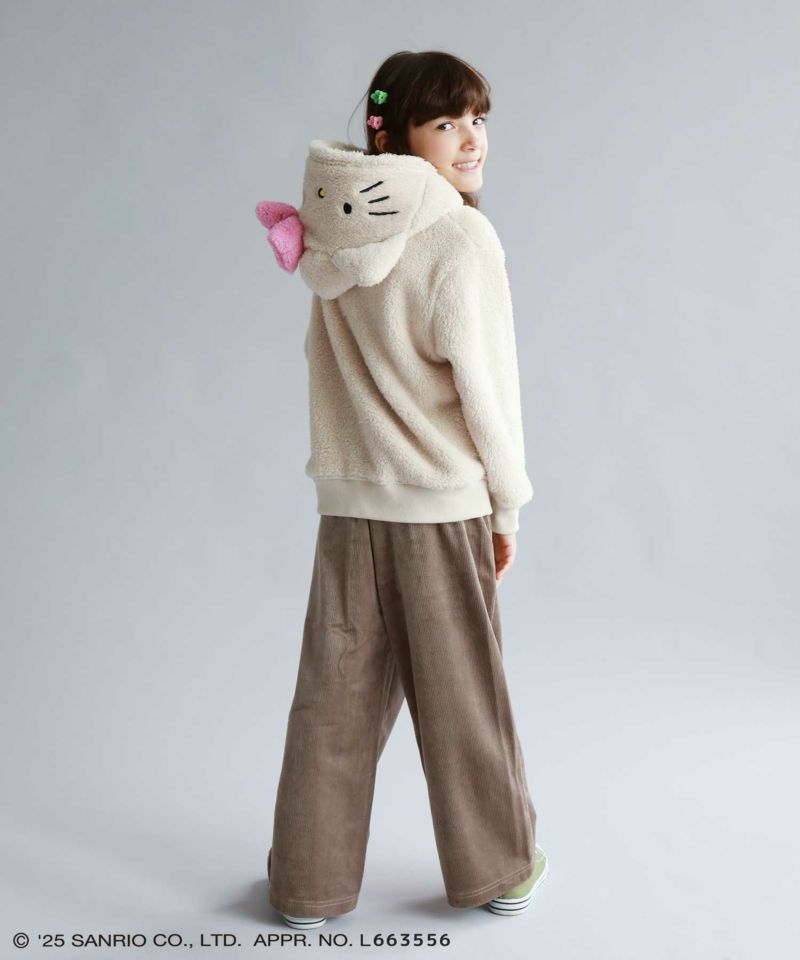 サンリオキャラクターズ ハローキティ もこもこプルオーバーパーカー キッズ商品画像-8