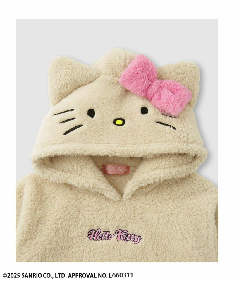 サンリオキャラクターズ ハローキティ もこもこプルオーバーパーカー キッズ商品画像-11
