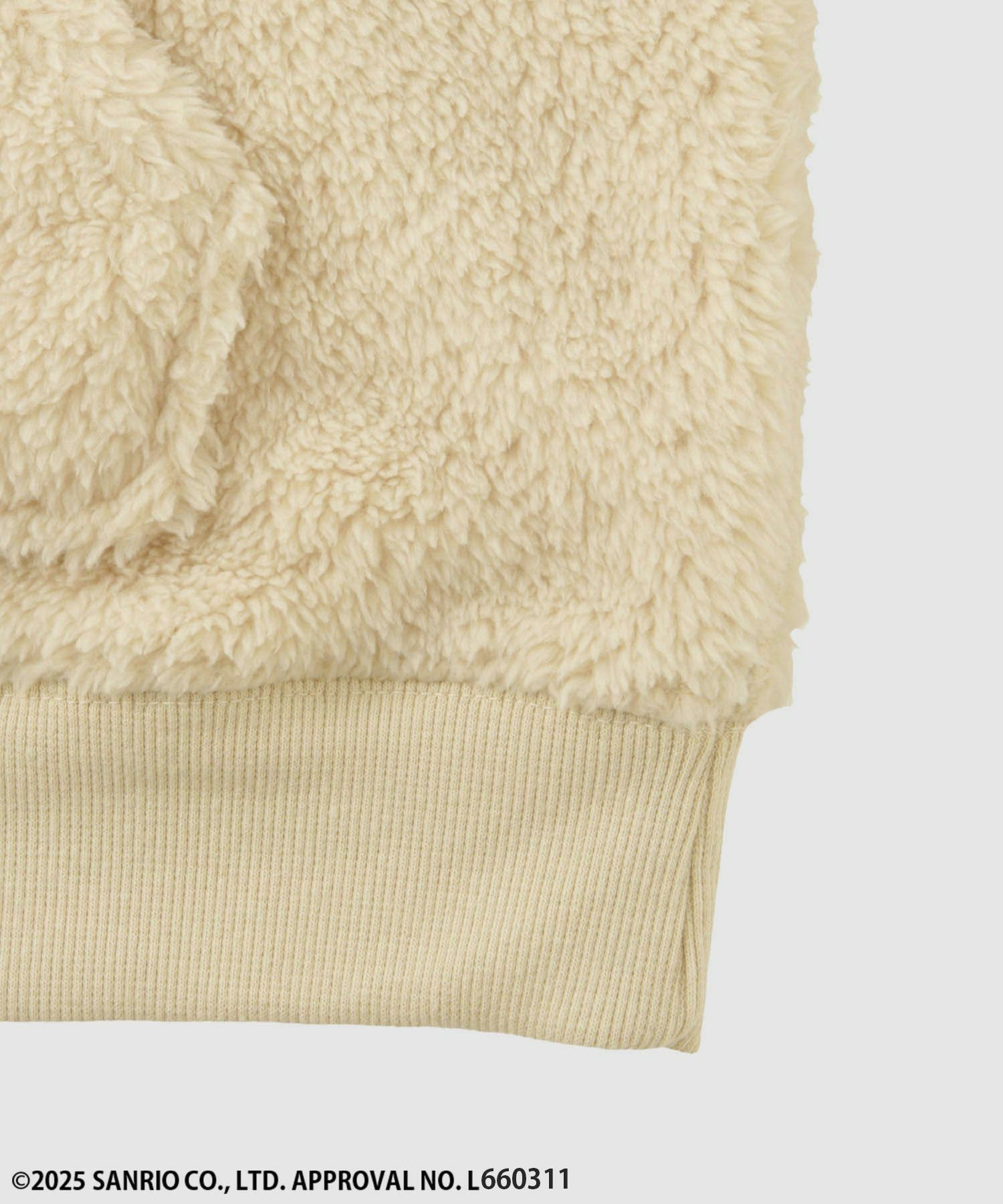 サンリオキャラクターズ ハローキティ もこもこプルオーバーパーカー キッズ商品画像-13