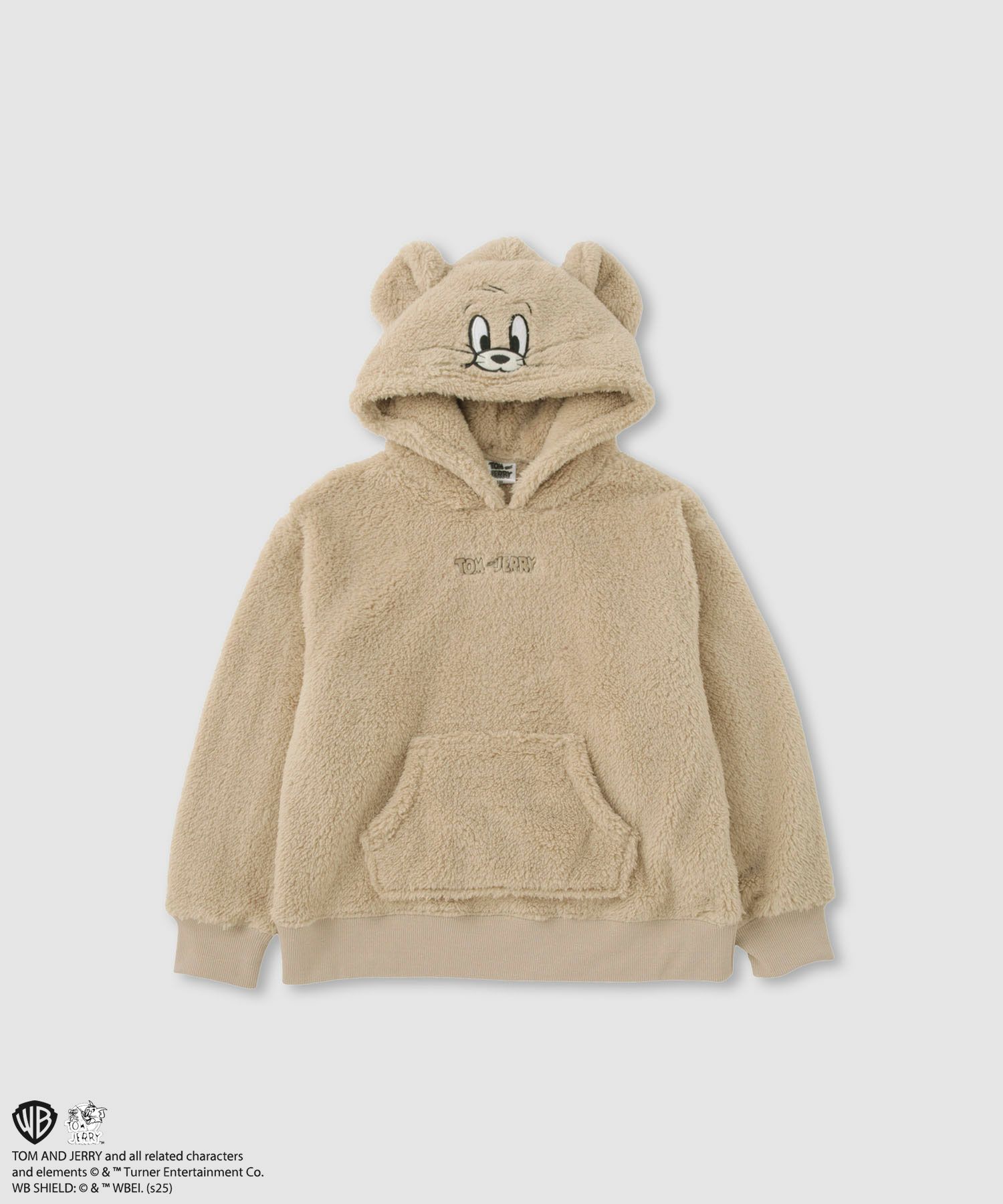 Tom and Jerry ジェリー もこもこパーカー キッズ商品画像-1