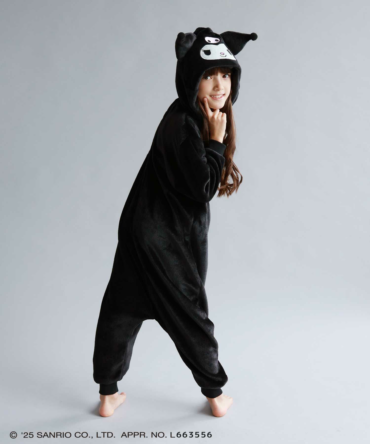 サンリオキャラクターズ クロミ もこもこ着ぐるみ キッズ商品画像-6