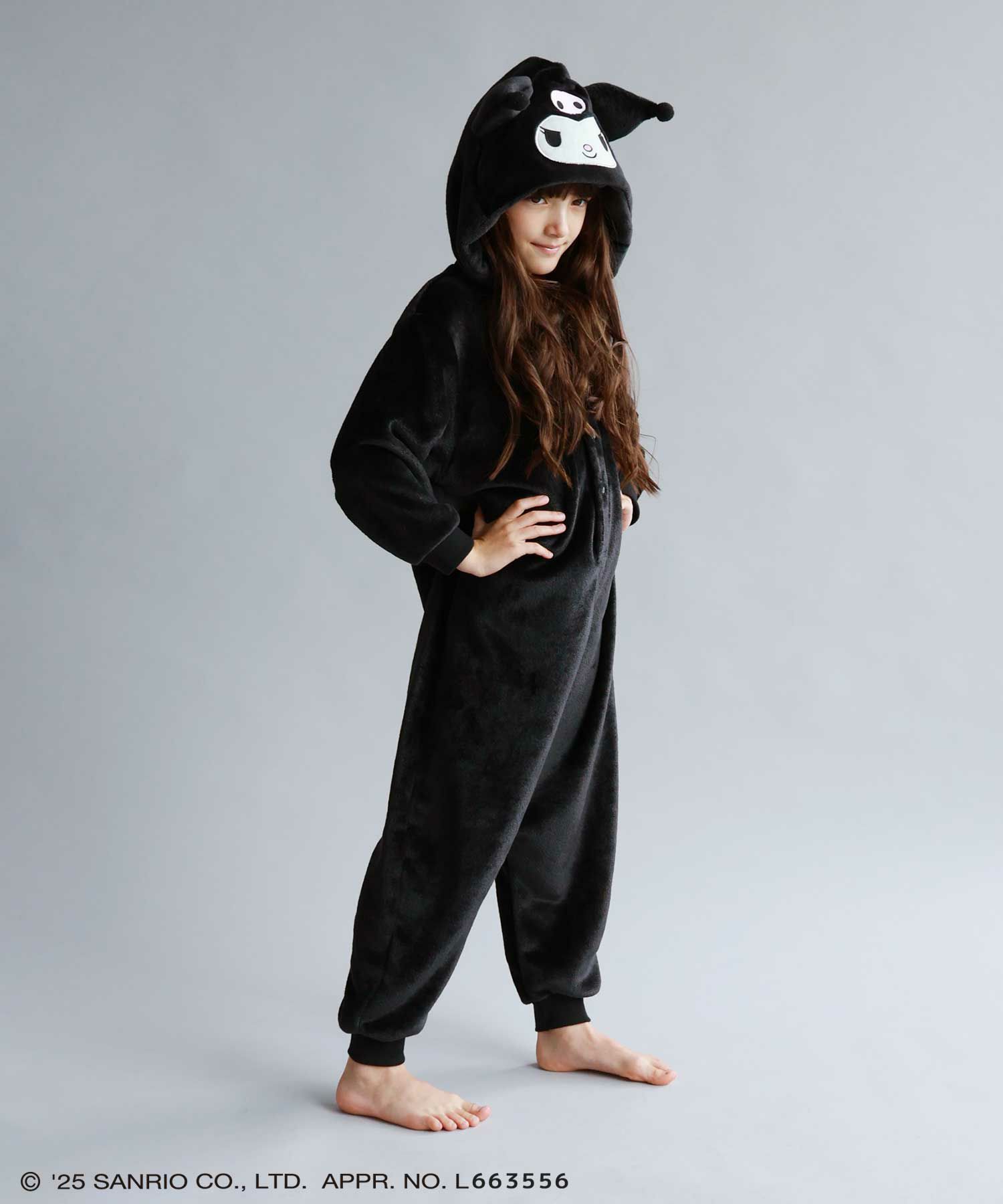 サンリオキャラクターズ クロミ もこもこ着ぐるみ キッズ商品画像-7